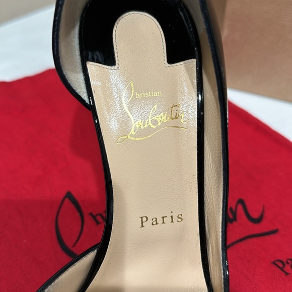 Christian Louboutin Iriza 100 Black size 40 - Picture 4 of 4